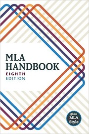 Front cover of MLA Handbook Eighth Edition by The Modern Language Association of America