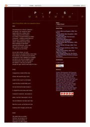Cover of From P.F.S. Post by Adam Fieled