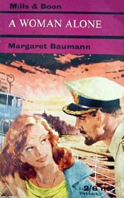 Front cover of A woman alone by Margaret Baumann