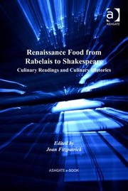 Cover of Renaissance food from Rabelais to Shakespeare by Joan Fitzpatrick
