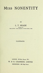 Cover of Miss Nonentity by L. T. Meade