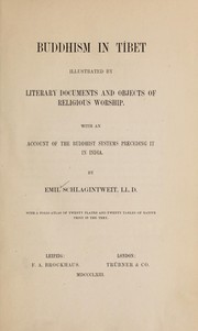 Front cover of Buddhism in Tibet by Emil Schlagintweit