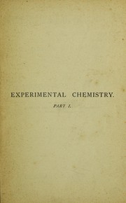 Cover of Experimental chemistry for junior students by J. Emerson Reynolds