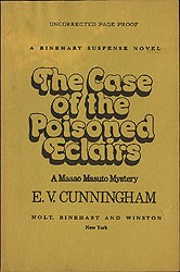 Front cover of The case of the poisoned eclairs by Howard Fast