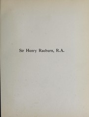 Cover of Sir Henry Raeburn, R.A by Greig, James