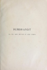 Cover of Rembrandt by Emile Michel