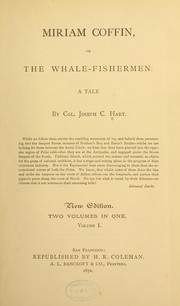 Cover of Miriam Coffin by Joseph C. Hart