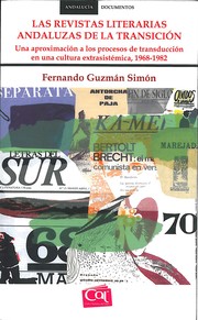 Front cover of Las revistas literarias andaluzas en la transición by Fernando Guzmán Simón
