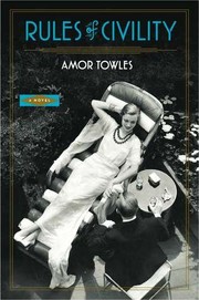 Front cover of Rules of Civility by Amor Towles