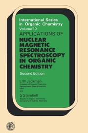 Front cover of Applications of nuclear magnetic resonance spectroscopy in organic chemistry by Lloyd Miles Jackman