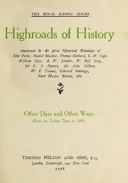 Front cover of Highroads of history by Unknown