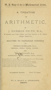 Front cover of A treatise on arithmetic by J. Hamblin Smith