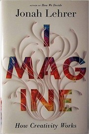 Cover of Imagine by Jonah Lehrer