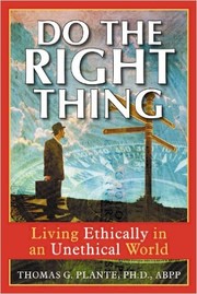 Cover of Do the Right Thing by Thomas G. Plante