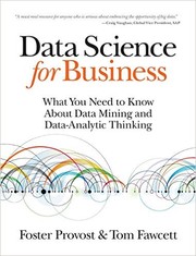 Cover of Data Science for Business by Foster Provost