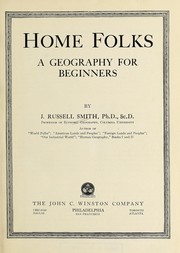 Front cover of Home folks, a geography for beginners by J. Russell Smith