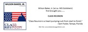 Front cover of Class Reunion by Wilson Baker, Jr., a.k.a. W.G. Goldstein