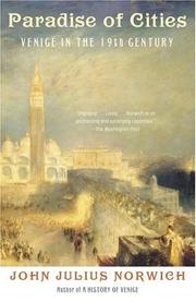 Front cover of Paradise of Cities by John Julius Norwich