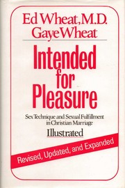 Cover of Intended for pleasure by Ed Wheat