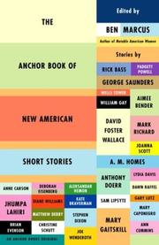 Cover of The Anchor book of new American short stories by Ben Marcus