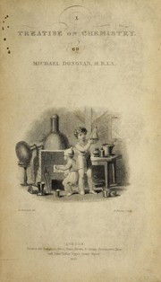 Front cover of A treatise on chemistry by Michael Donovan