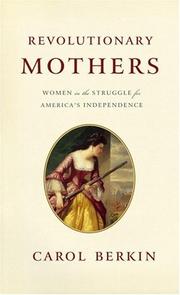 Cover of Revolutionary Mothers by Carol Berkin