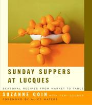 Cover of Sunday suppers at Lucques by Suzanne Goin