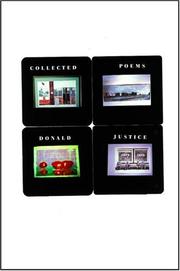 Cover of Collected poems by Justice, Donald Rodney