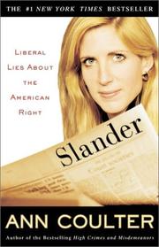 Cover of Slander by Ann Coulter