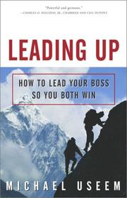Cover of Leading Up by Michael Useem