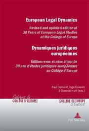 Front cover of European Legal Dynamics Dynamiques Juridiques Europennes by Paul Demaret