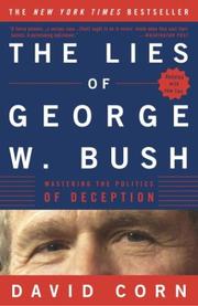 Front cover of The lies of George W. Bush by David Corn