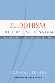 Cover of Buddhism The First Millennium by Burton Watson