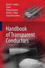 Front cover of Handbook Of Transparent Conductors by David S. Ginley