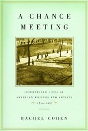 Front cover of A Chance Meeting by Rachel Cohen