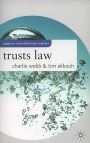 Cover of Trusts Law by Charlie Webb