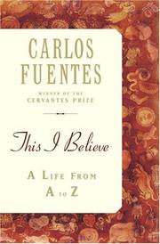 Front cover of En esto creo by Carlos Fuentes