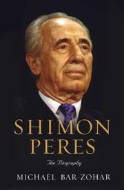 Front cover of Shimon Peres by Michael Bar-Zohar