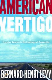 Cover of American Vertigo by Bernard-Henri Lévy