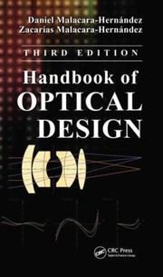 Front cover of Handbook Of Optical Design by Zacarias Malacara