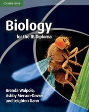 Cover of Biology For The Ib Diploma Coursebook by Brenda Walpole