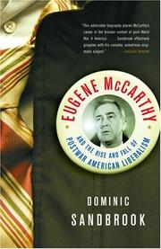 Cover of Eugene McCarthy by Dominic Sandbrook