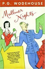 Cover of Mulliner nights by P. G. Wodehouse