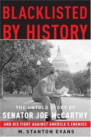 Cover of Blacklisted by history by M. Stanton Evans