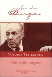 Front cover of Los dos Borges by Volodia Teitelboim