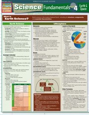 Front cover of Science Fundamentals 4 Earth Space by BarCharts Inc.