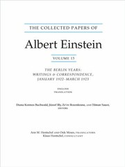 Front cover of The Collected Papers Of Albert Einstein The Berlin Years Writings Correspondence January 1922 March 1923 English Translation Supplement by Diana Kormos Buchwald