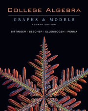 Cover of College Algebra Graphs Models by David Ellenbogen