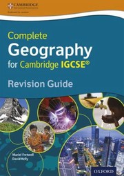 Front cover of Geography Igcse Revision Guide by Muriel Fretwell