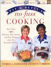 Front cover of Pat and Betty's no fuss cooking by Unknown